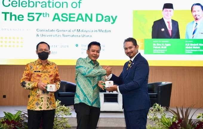 USU dan Konjen Malaysia Rayakan HUT ke-57 ASEAN