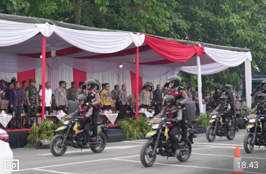 Simulasi Sispamkota, Polda Sumut Siap Mengamankan Pilkada 2024