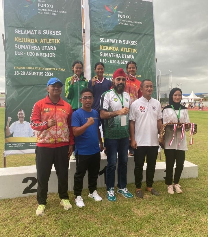 Rohma Uli Banurea Atletik Pelari Kab.Pakpak Bharat Raih Medali Emas Di Kejurda Sumut