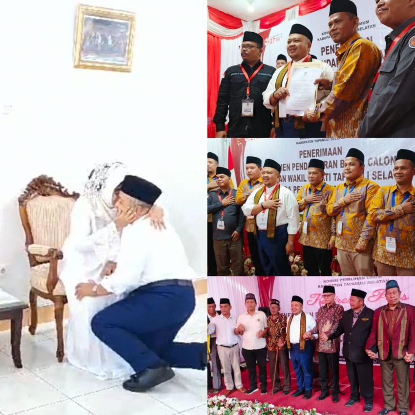 Dengan Restu Ibu! Dolly Pasaribu Resmi Daftar sebagai Calon Bupati Tapanuli Selatan 2024-2029,