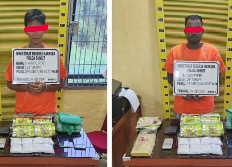 Polda Sumut Tangkap Mahasiswa Pemilik Sabu 4 Kg