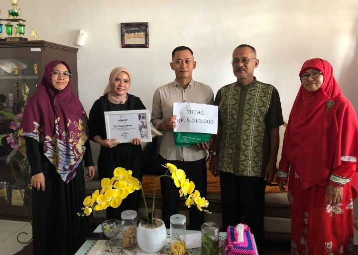 SMP Negeri 6 Binjai Salurkan Donasi Palestina