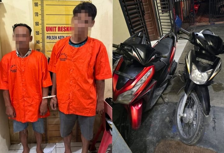 Polsek Kota Kisaran Ringkus Pencuri Dan Penadah Sepmor