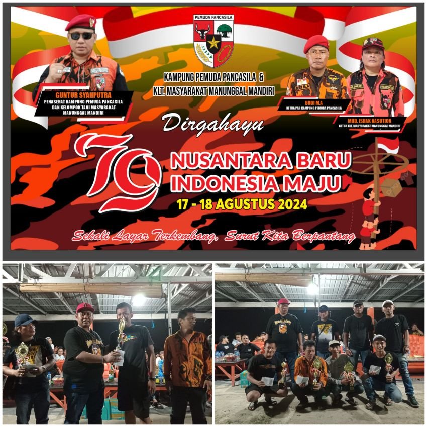 PAC PP Medan Denai Menggelar Berbagai Perlombaan dan Hiburan Pada Perayaan HUT RI Ke - 79, Guntur : Jaga NKRI dan Tetap Bersatu