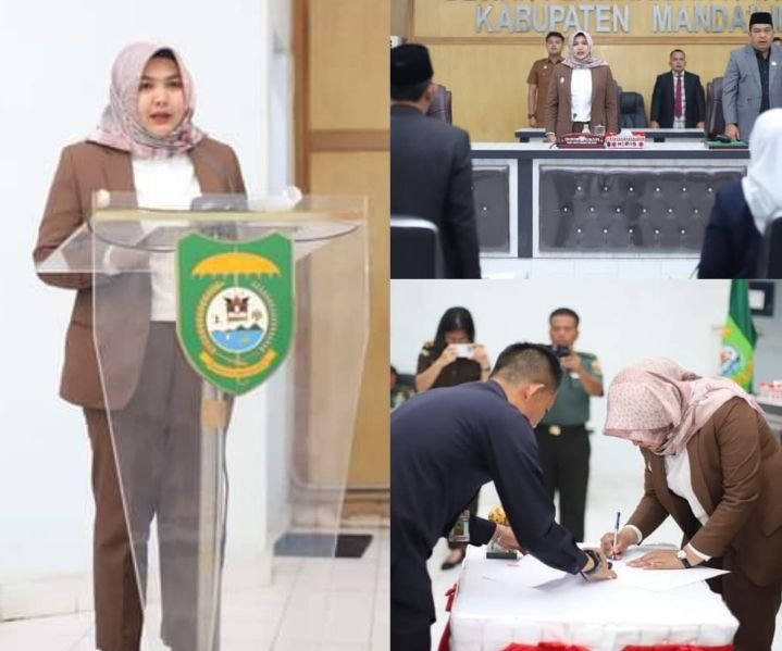 DPRD Madina Gelar Paripurna Persetujuan Bersama Ranperda APBD Tahun 2023,