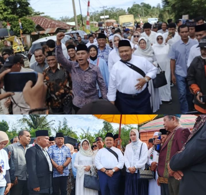 Hampir seluruh Masyarakat Tapsel Antar Dolly Pasaribu ke KPU Hingga di Teriakan "LANJUTKAN"