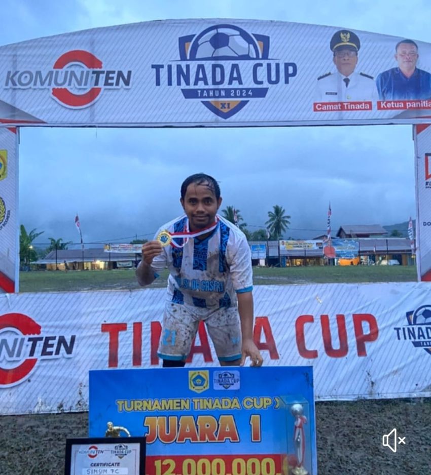 Tim Sepak Bola Kaki SimSim Juara Umum Tinada Cup Ke XI Tahun 2024