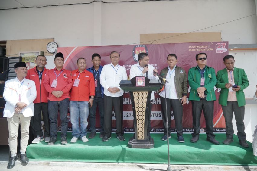 FBT-MO Bacabup & Bacawabup Resmi Mendaftarkan Ke KPUD Pakpak Bharat