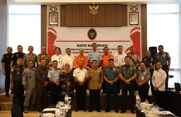 Dankosek I Medan Hadiri Rakor Penguatan Keamanan Laut Natuna Utara Dalam RPJM Tahun 2020-2024