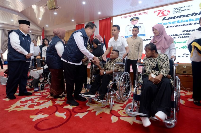 Percepat Penanganan Kemiskinan, Pj Gubernur Agus Fatoni Luncurkan Gerakan Kesetiakawanan Sosial Serentak se-Sumut