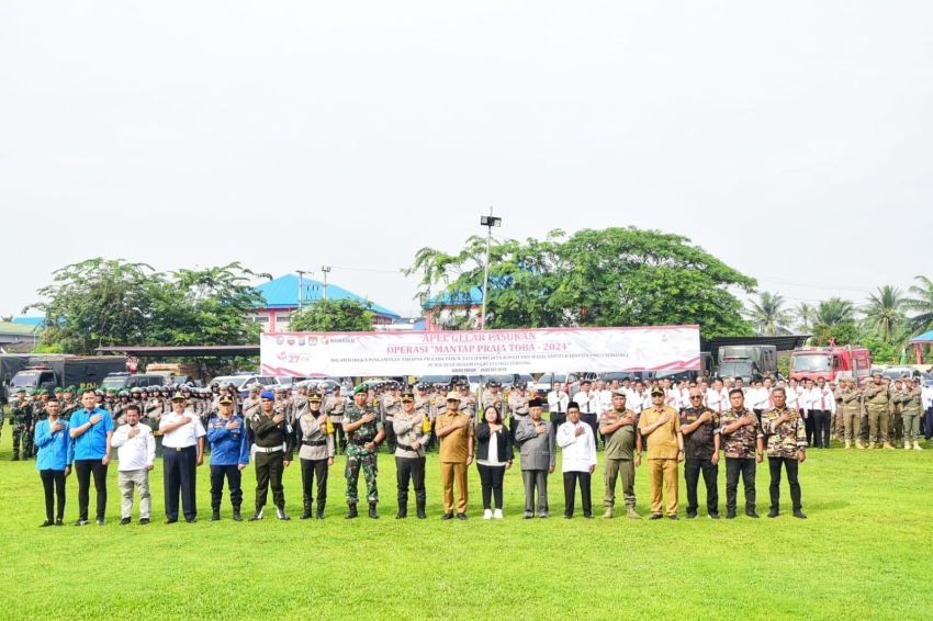 Pj Bupati Hadiri Apel Gelar Pasukan Ops Mantap Praja 2024