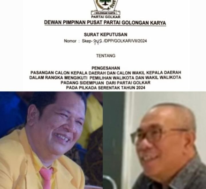Irsan Efendi Nasution dan Ali Muda Siregar Resmi di Usung GOLKAR
