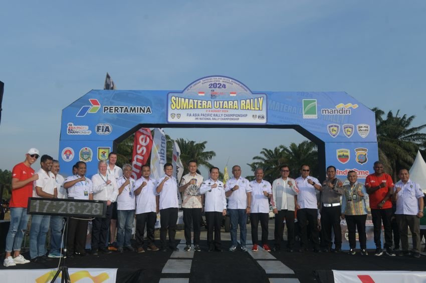 Buka Ajang Asia-Pacific Rally Championship, Pj Gubernur Agus Fatoni Sebut APRC Mampu Populerkan Sumut Lewat Olahraga