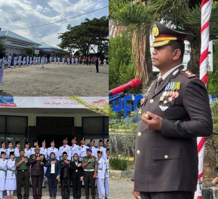 Kukuhkan 34 anggota Paskibraka Madina, Ini Amanah AKBP Arie Sofandi Paloh SH SIK