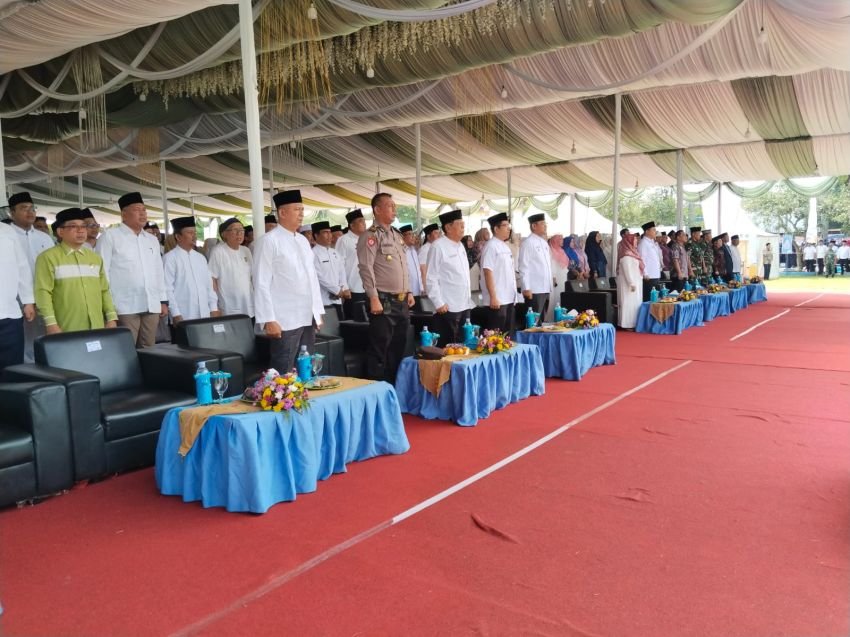 Polresta Deli Serdang Hadiri Safari Dakwah dan Tabligh Akbar, Merajut Ukhuwah Spirit PON 2024