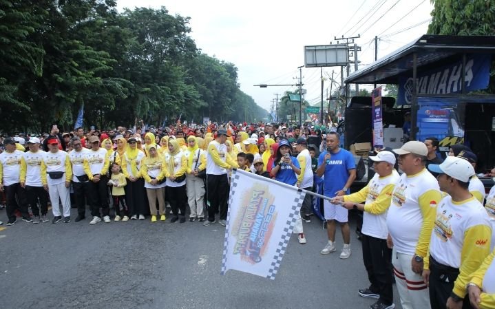 Bupati Asahan Lepas Gerak Jalan Santai