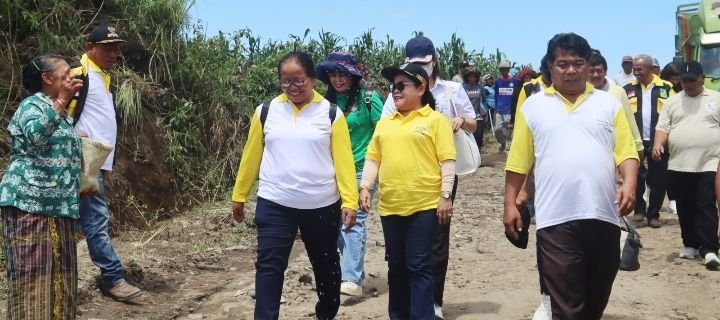 Giat Marharoan Bolon di Kecamatan Silimakuta di Rangkai Dengan Peresmian SPAM