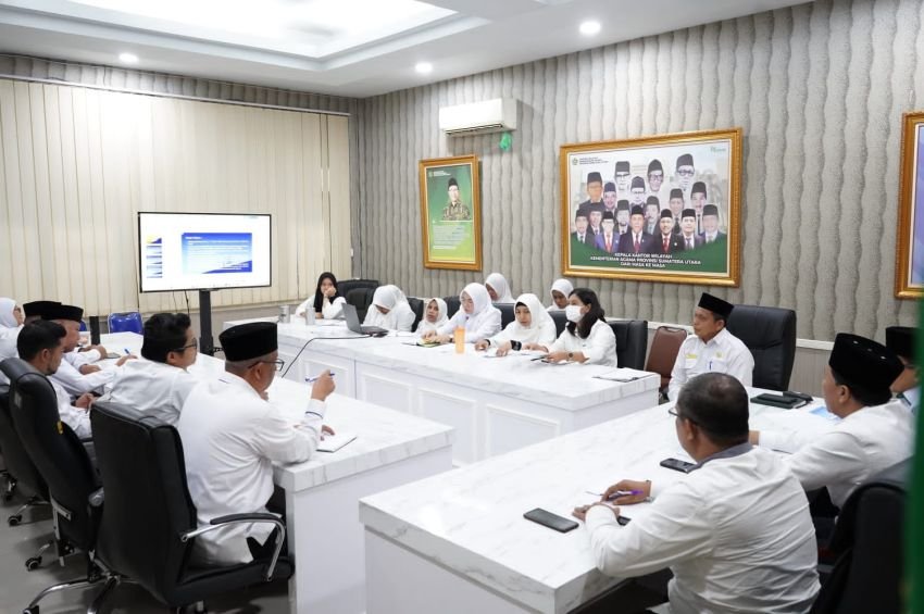 Pimpin Rakor PPID, Kakanwil Kemenagsu : Informasi Publik Harus Dapat Diakses Dengan Mudah