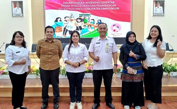 Pasca intervensi serentak pencegahan stunting, TPPS Kabupaten Simalungun Gelar Rakor