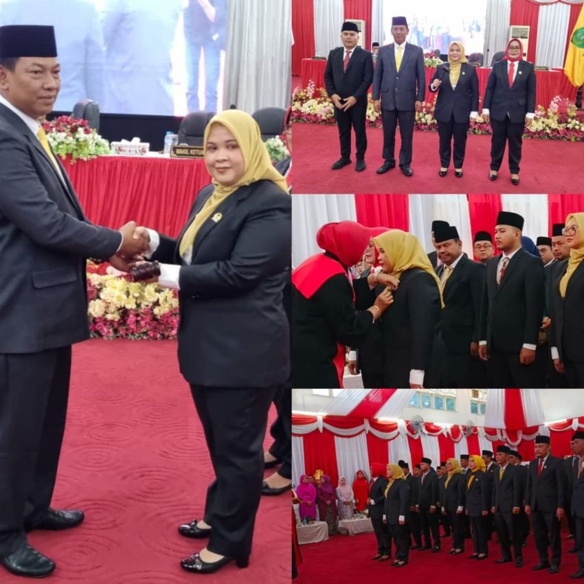 30 DPRD Padangsidimpuan Dilantik, Sri Fitrah Munawaroh Nasution Catatkan Sejarah Ketua DPRD Termuda di Usia 27 Tahun