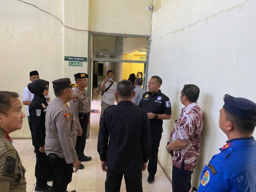 Polresta DS Dampingi Dir Pamobvit Poldasu dan Tim Auditor dari Baharkam Mabes Polri Cek Kesiapan Stadion Baharoeddin Siregar Lubuk Pakam