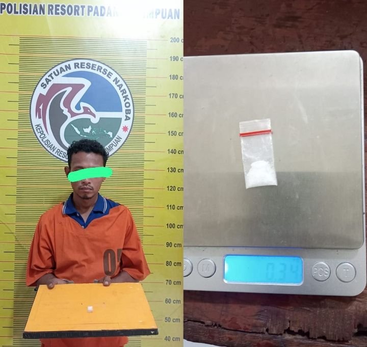 Terima Laporan Masyarakat, Satresnarkoba Padangsidimpuan Bergerak Cepat Tangkap Pelaku