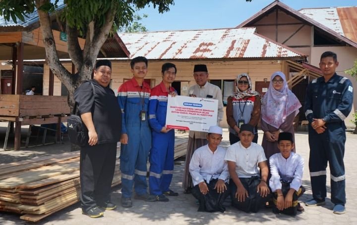 Renovasi Balai Ngaji Pesantren, Pertamina Gas Salurkan Bantuan