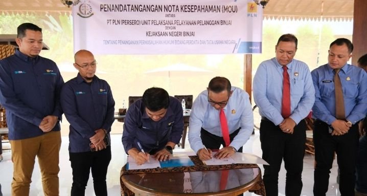 PLN UP3 Binjai Teken MoU dengan Kejaksaan Negeri Binjai