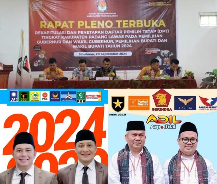 KPU Palas Tetapkan Dua Pasangan Calon Bupati dan Wakil Bupati untuk Pilkada 2024