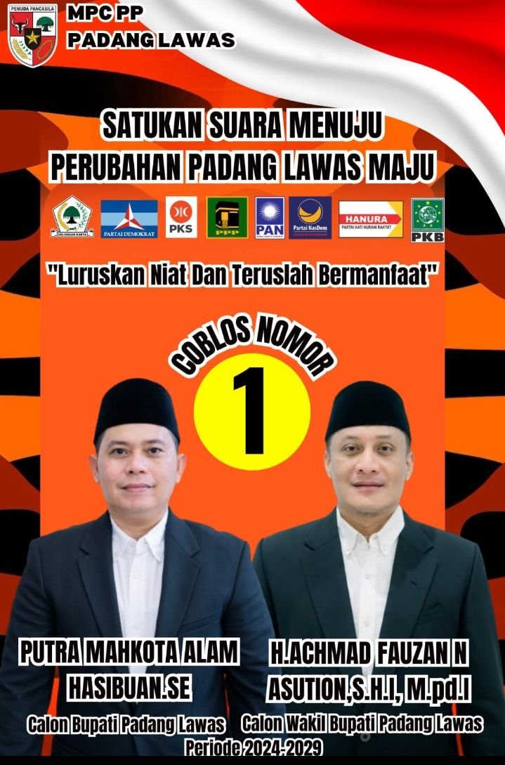 Nomor Urut 1 Paslon PMA-AFN,Ketua MPC Pemuda Pancasila Palas Intruksikan Satu Komando Raih Kemenangan