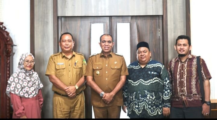 Pj Bupati Langkat Terima Kunjungan DD Waspada, Bahas Penanganan Stunting di Kabupaten Langkat