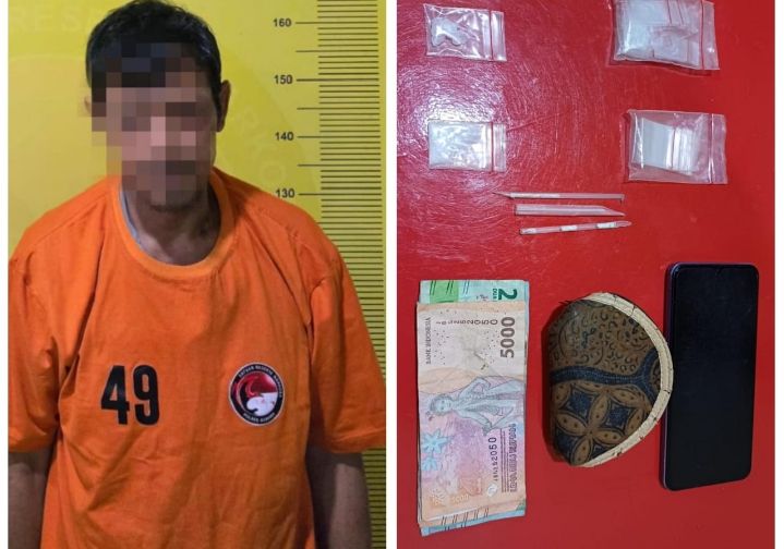 Nekat Jual Sabu, Pria Ini Berhasil Ditangkap SatRes Narkoba Polres Asahan