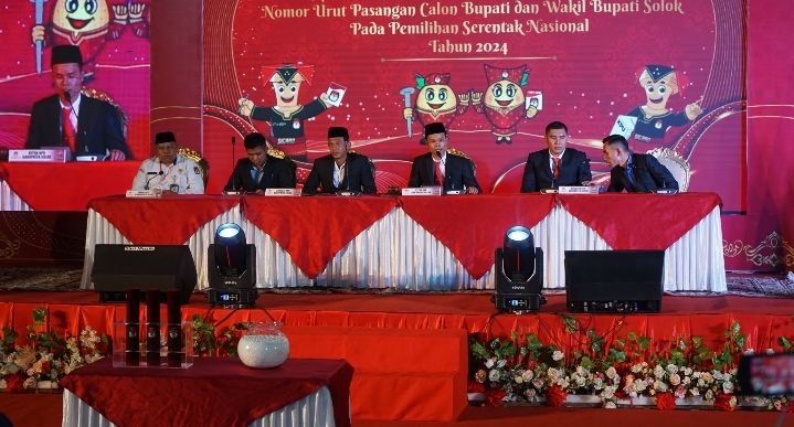 Pemkab. Solok Ikuti Rapat Pleno Terbuka KPU Kab. Solok