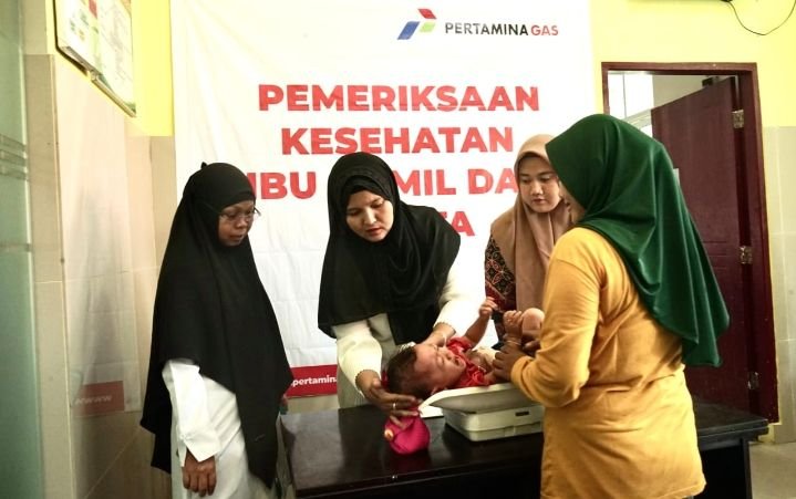 Fokus Pada Kualitas Generasi Penerus, Pertagas Gandeng Dua Puskesmas Cegah Stunting