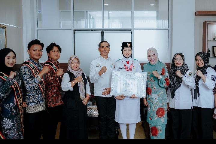 Pemkab Solok Sambut Kedatangan Maulia Permata Sari, Paskibraka Nasional Asal Kabupaten Solok