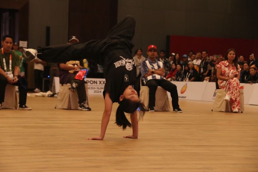 Hari Terakhir Cabor Dancesport PON XXI, Sumut Tambah Satu Medali Emas