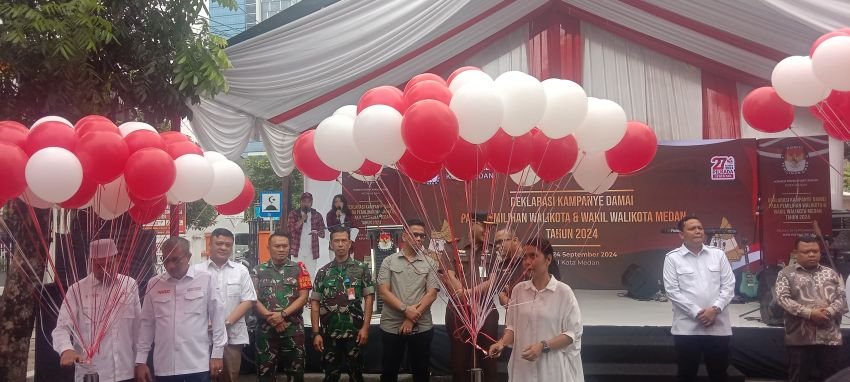 KPU Medan Ajak 3 Paslon Wali Kota dan Wakil Wali Kota Ciptakan Pilkada Damai