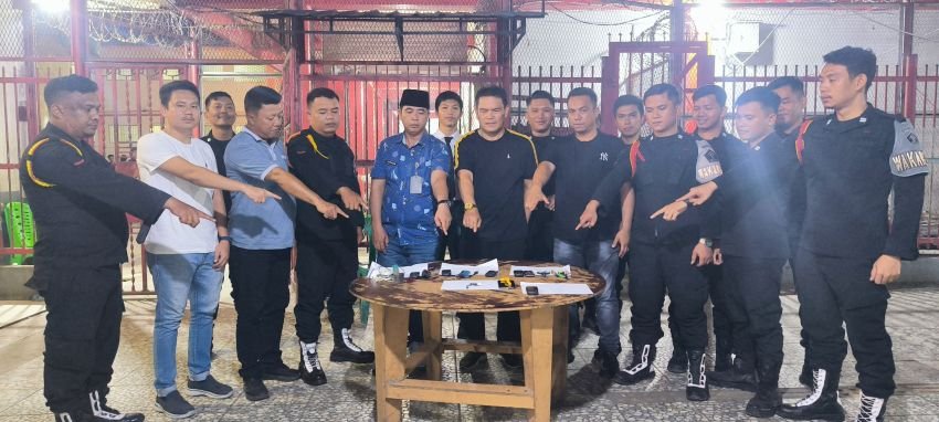 Satukan Suara Say No To Halinar, Lapas Lakukan Razia Bersama