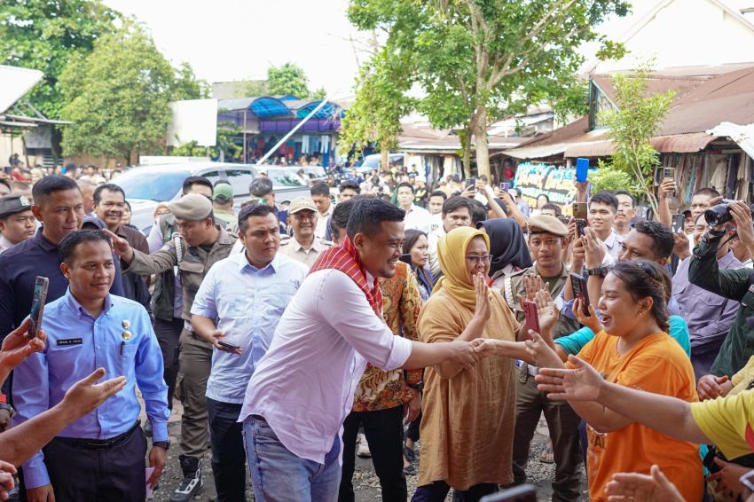 Revitalisasi Pasar Simalingkar Dimulai, Bobby Nasution: Jadikan Kebanggaan & Percontohan di Medan