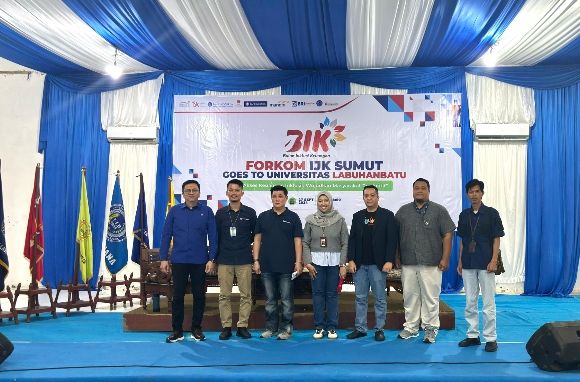 OJK - Forkom IJK Sumut Tingkatkan Literasi Keuangan Mahasiswa lewat Goes to Universitas Labuhanbatu