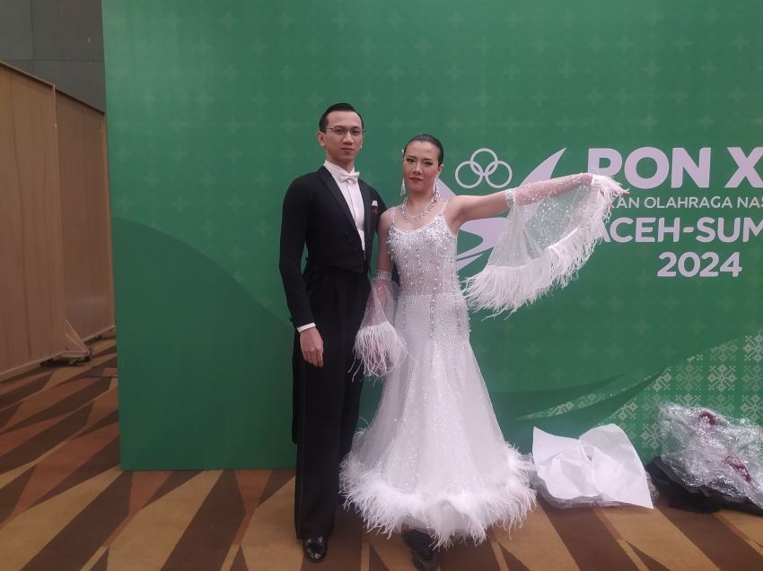 Bawa Pesona Gaun 'Princess' dari Kepulauan Riau, Prior dan Hendra Siap Rebut Emas Dancesport
