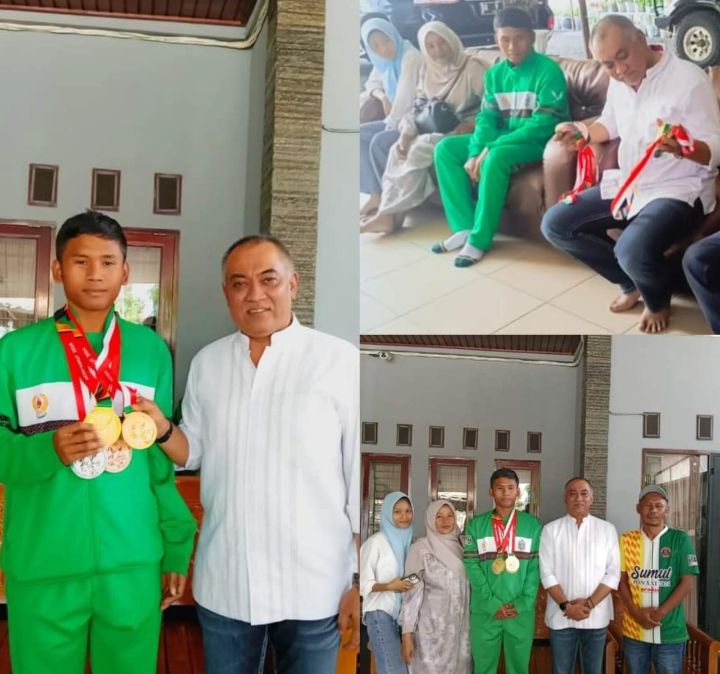 Harun Mustafa Nasution Apresiasi Prestasi Nabil Nawawi, Atlet Berbakat dari Madina di PON Aceh-Sumut XXI