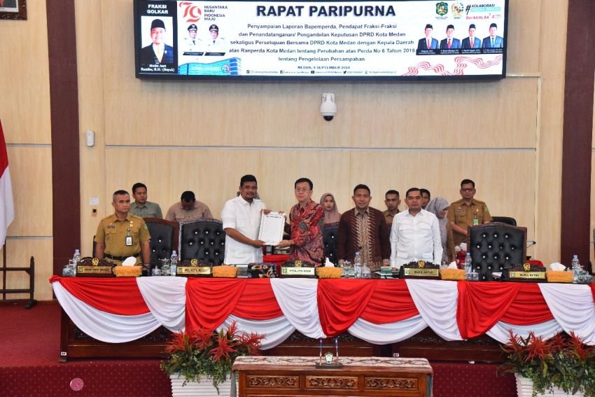 DPRD Medan Setujui Revisi Perda No. 6 Tahun 2015 Tentang Pengelolaan Persampahan