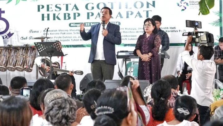 Bupati Simalungun hadiri Pesta Gotilon HKBP Parapat