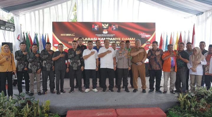 Pemkab Asahan Hadir Deklarasi Kampanye Damai 2024
