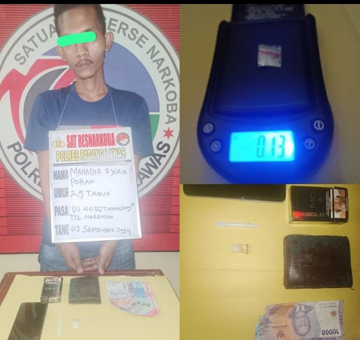 MSP Tak Berkutik saat di Tangkap Sat Narkoba Polres Palas