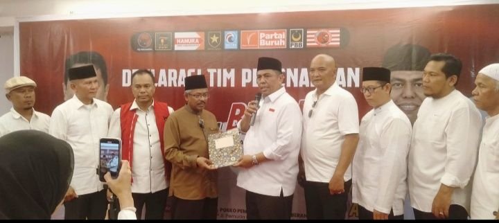 H.Latif Khan Dikukuhkan Sebagai Ketua Tim Pemenangan Prof Ridha dan Abdul Rani