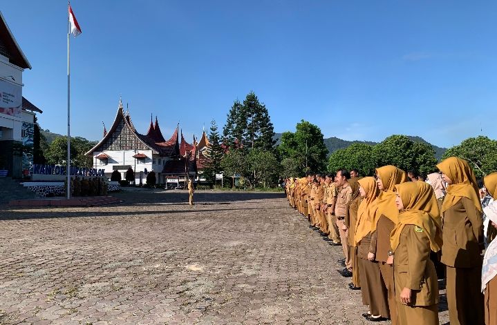 Apel Pagi Di Lingkup Pemerintah Kabupaten Solok .