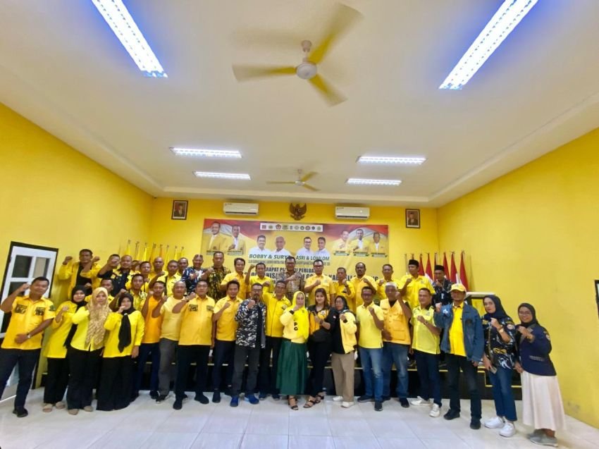 Hamdani Syahputra Instruksikan Kader Golkar Tegak Lurus Pilih Pasangan dr. Asri - Lom Lom
