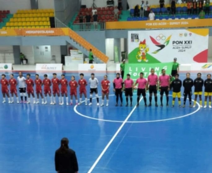 Semi Final Futsal PON XXI, Polda Sumut: Semangat Sportivitas dan Fair Play Tetap Terjaga